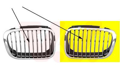 Obrázok Mrieżka chladiča VAN WEZEL ** Equipart ** 0646515