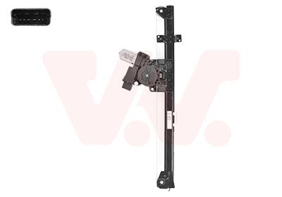 Obrázok Mechanizmus zdvíhania okna VAN WEZEL  0982262