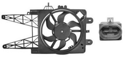 Obrázok Ventilátor chladenia motora VAN WEZEL  1620745