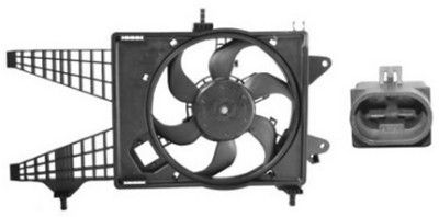 Obrázok Ventilátor chladenia motora VAN WEZEL  1622746