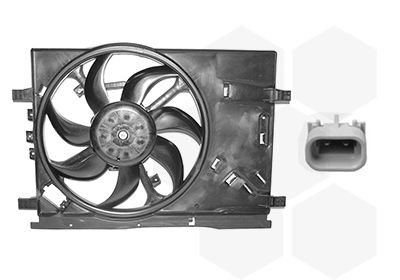 Obrázok Ventilátor chladenia motora VAN WEZEL  1624747