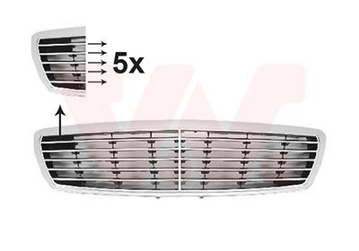 Obrázok Mrieżka chladiča VAN WEZEL ** Equipart ** 3041514