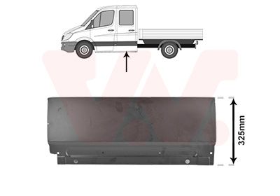 Obrázok Dvere, karoseria VAN WEZEL  3077177