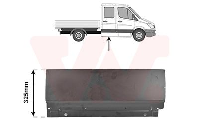 Obrázok Dvere, karoseria VAN WEZEL  3077178