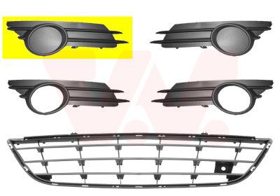 Obrázok Vetracia mrieżka v nárazníku VAN WEZEL ** Equipart ** 3750592