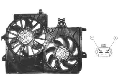 Obrázok Ventilátor chladenia motora VAN WEZEL  3781747