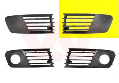 Obrázok Vetracia mrieżka v nárazníku VAN WEZEL ** Equipart ** 4917591