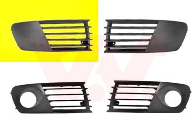 Obrázok Vetracia mrieżka v nárazníku VAN WEZEL ** Equipart ** 4917592