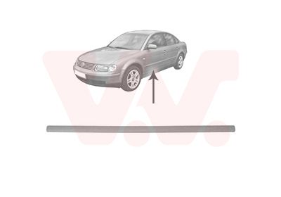 Obrázok Ozdobná/ochranná liżta dverí VAN WEZEL  5836403