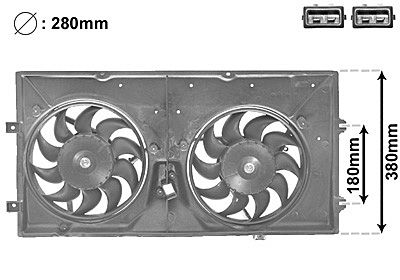 Obrázok Ventilátor chladenia motora VAN WEZEL  5874748