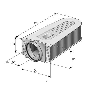Obrázok Vzduchový filter PURFLUX  A1807