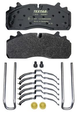 Obrázok Sada brzdových platničiek kotúčovej brzdy TEXTAR Lightweight Technology 2928401