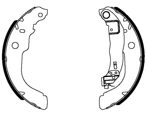 Obrázok Sada brzdových čeľustí TEXTAR Shoe Kit Pro 84084300