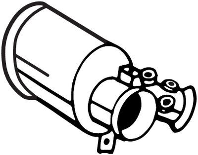 Obrázok Filter sadzí/pevných častíc výfukového systému BOSAL  095805