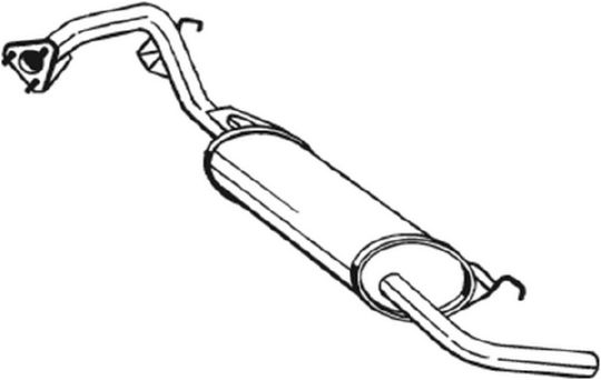 Obrázok Koncový tlmič výfuku BOSAL  163213
