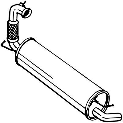 Obrázok Výfukové potrubie BOSAL  436293