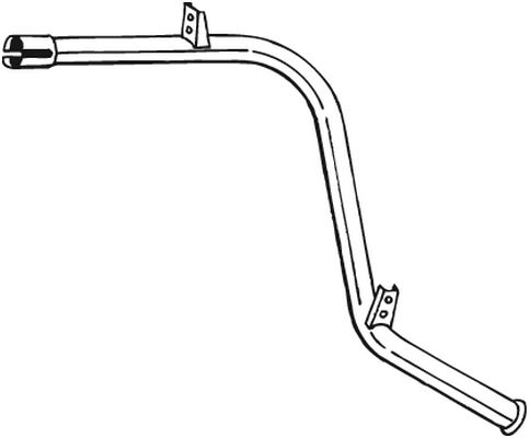 Obrázok Výfukové potrubie BOSAL  439369