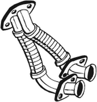 Obrázok Výfukové potrubie BOSAL  730089
