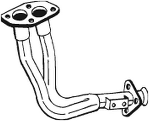 Obrázok Výfukové potrubie BOSAL  741059