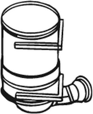 Obrázok Filter sadzí/pevných častíc výfukového systému BOSAL  095120