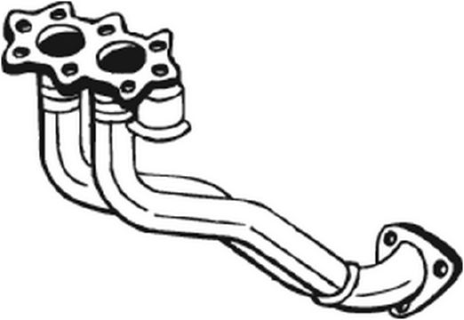 Obrázok Výfukové potrubie BOSAL  753455