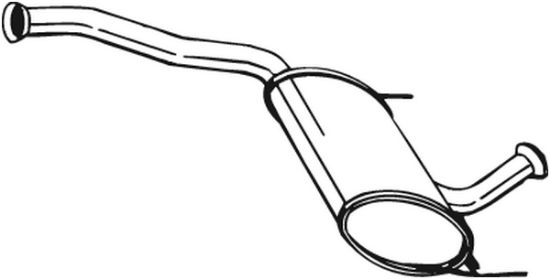 Obrázok Stredný tlmič výfuku BOSAL  281693