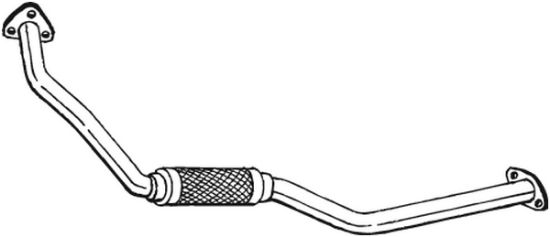 Obrázok Výfukové potrubie BOSAL  837421
