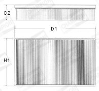 Obrázok Vzduchový filter CHAMPION  U654606