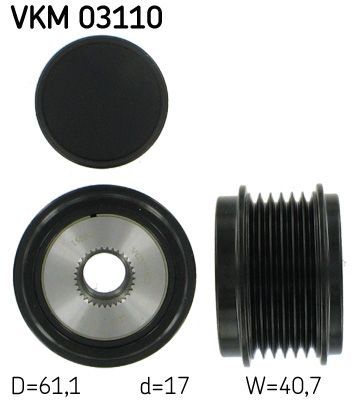 Obrázok Voľnobeżka alternátora SKF  VKM03110