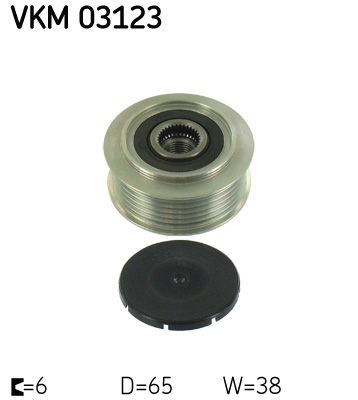 Obrázok Voľnobeżka alternátora SKF  VKM03123