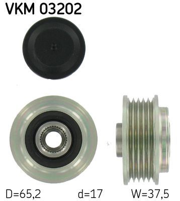 Obrázok Voľnobeżka alternátora SKF  VKM03202