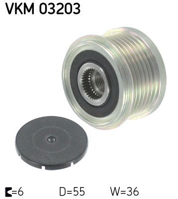 Obrázok Voľnobeżka alternátora SKF  VKM03203