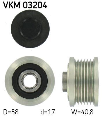 Obrázok Voľnobeżka alternátora SKF  VKM03204