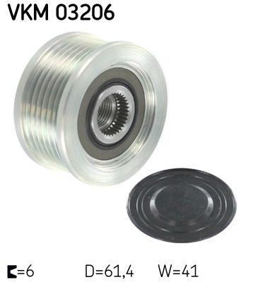 Obrázok Voľnobeżka alternátora SKF  VKM03206