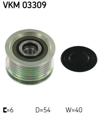 Obrázok Voľnobeżka alternátora SKF  VKM03309