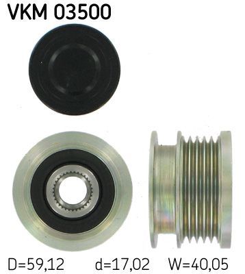 Obrázok Voľnobeżka alternátora SKF  VKM03500