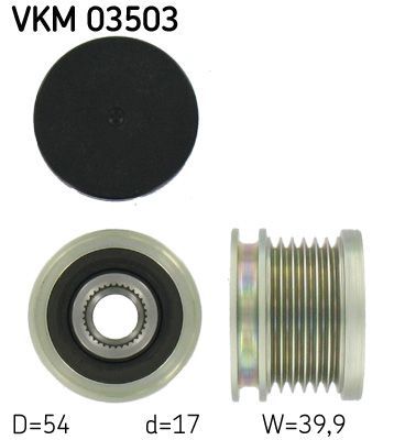 Obrázok Voľnobeżka alternátora SKF  VKM03503