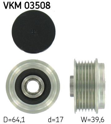 Obrázok Voľnobeżka alternátora SKF  VKM03508