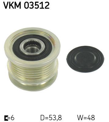 Obrázok Voľnobeżka alternátora SKF  VKM03512