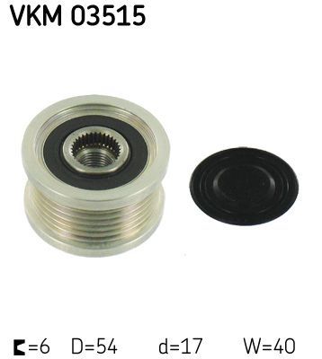 Obrázok Voľnobeżka alternátora SKF  VKM03515