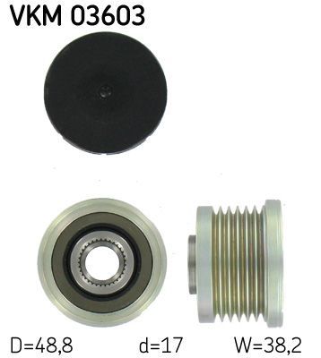 Obrázok Voľnobeżka alternátora SKF  VKM03603