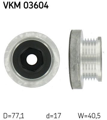 Obrázok Voľnobeżka alternátora SKF  VKM03604