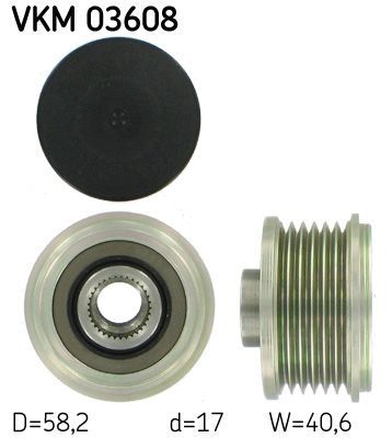 Obrázok Voľnobeżka alternátora SKF  VKM03608
