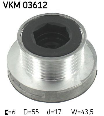 Obrázok Voľnobeżka alternátora SKF  VKM03612