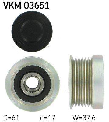 Obrázok Voľnobeżka alternátora SKF  VKM03651