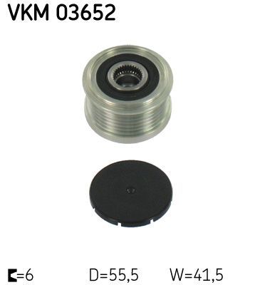 Obrázok Voľnobeżka alternátora SKF  VKM03652
