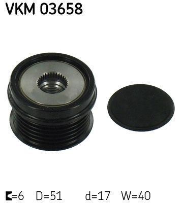 Obrázok Voľnobeżka alternátora SKF  VKM03658