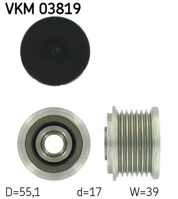 Obrázok Voľnobeżka alternátora SKF  VKM03819