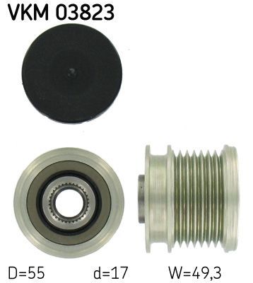 Obrázok Voľnobeżka alternátora SKF  VKM03823