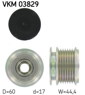 Obrázok Voľnobeżka alternátora SKF  VKM03829